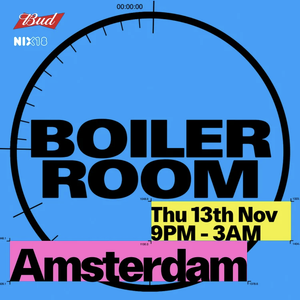 Boiler Room Amsterdam artwork