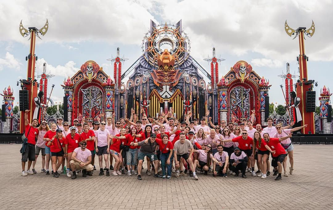 Revolution Academy crew at the Defqon.1 stage