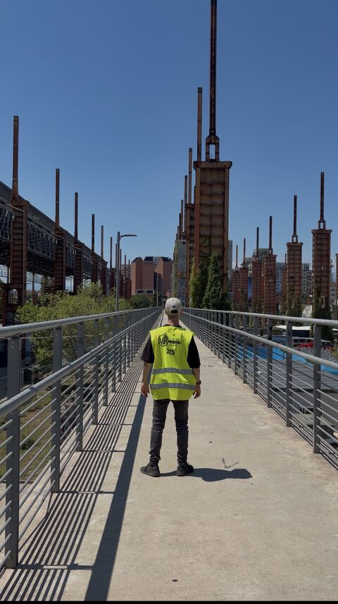 Venue security operations at Kappa FuturFestival
